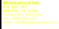 Meadowood Inn